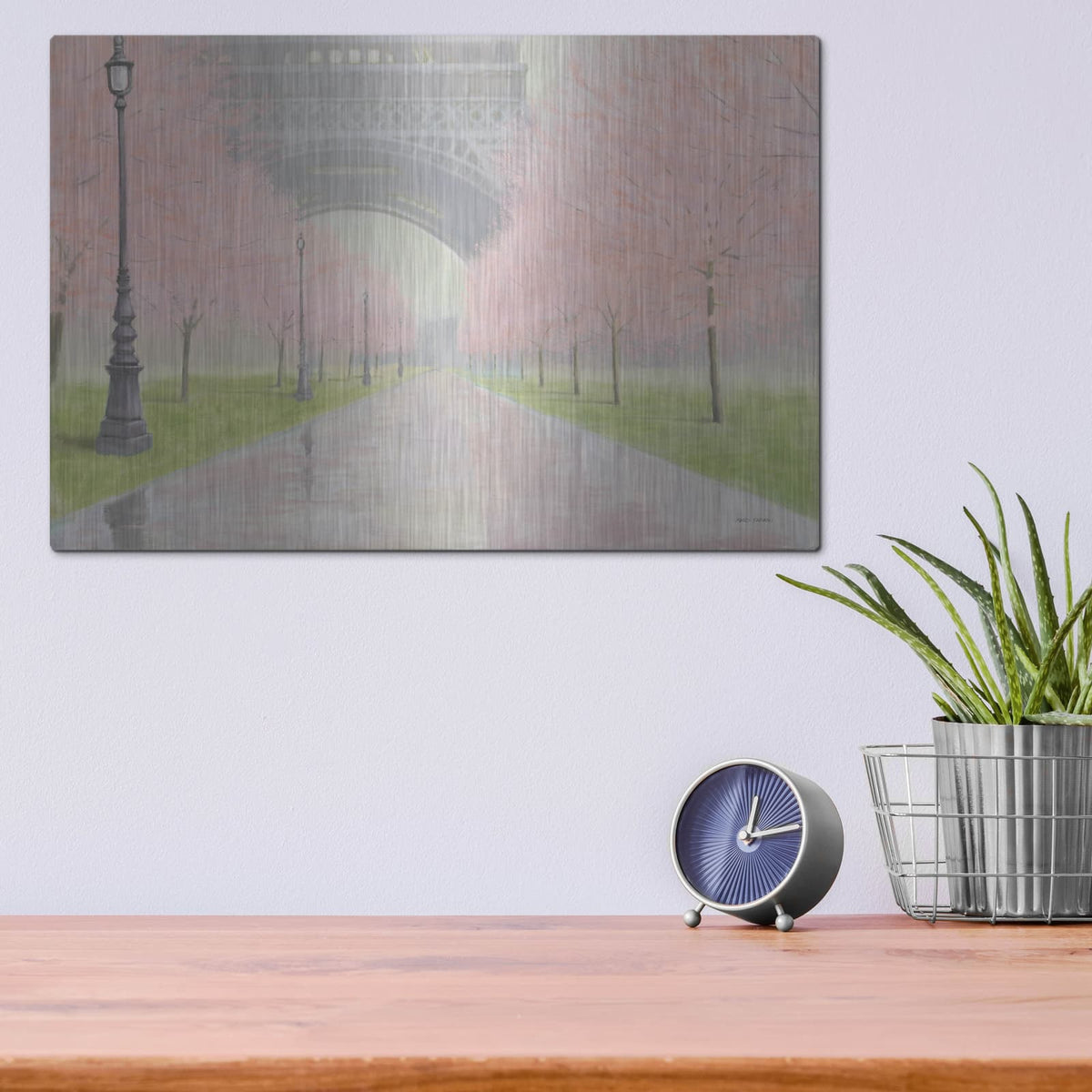 'Printemps A Paris 1 V2' by Marco Fabiano – Metal Wall Art, 16x12 room view