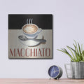'Cafe Moderne 6' by Marco Fabiano – Metal Wall Art, 12x12 room view