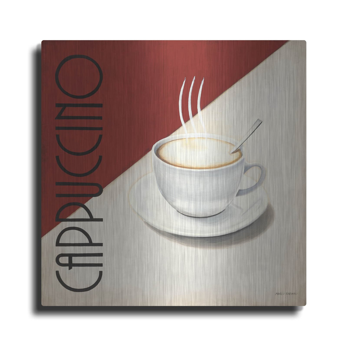 'Cafe Moderne 2' by Marco Fabiano – Metal Wall Art