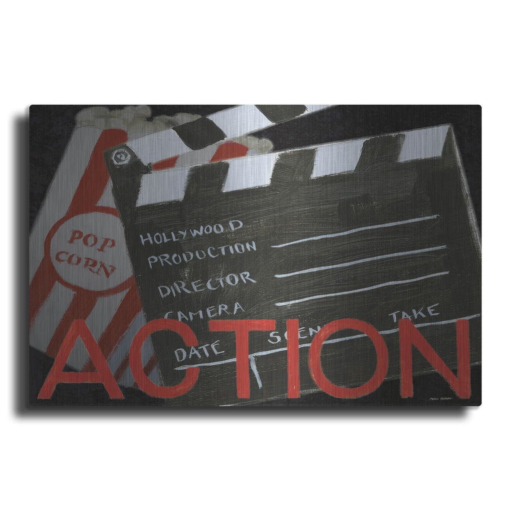 'Lights Camera Action 3' by Marco Fabiano – Metal Wall Art
