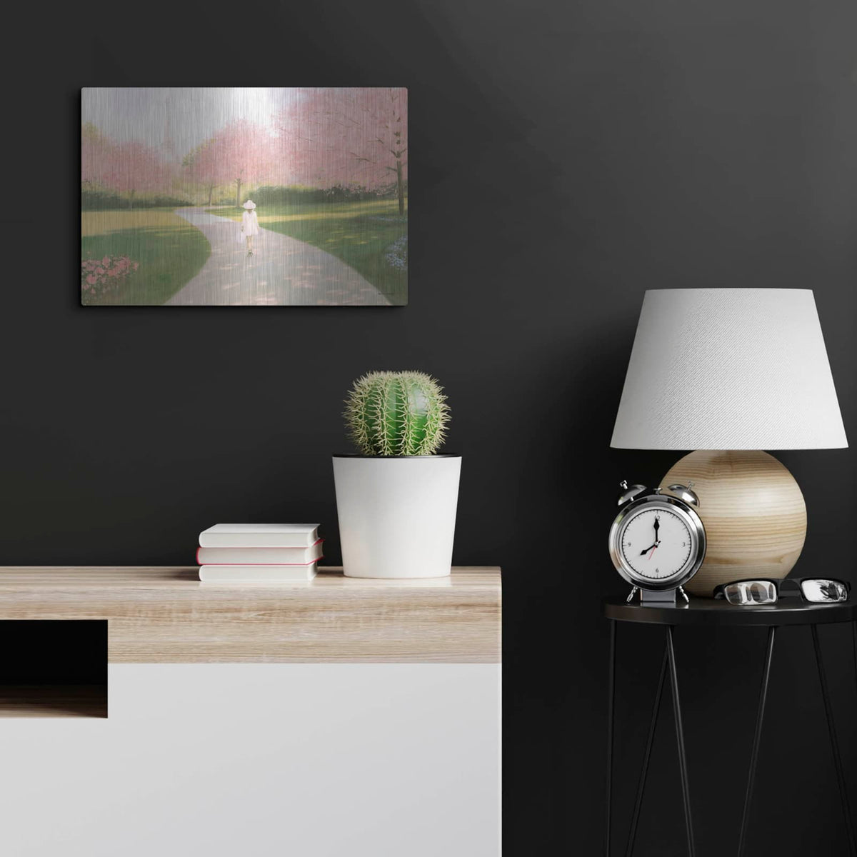 'Printemps A Paris 2' by Marco Fabiano – Metal Wall Art, 24x16 room view