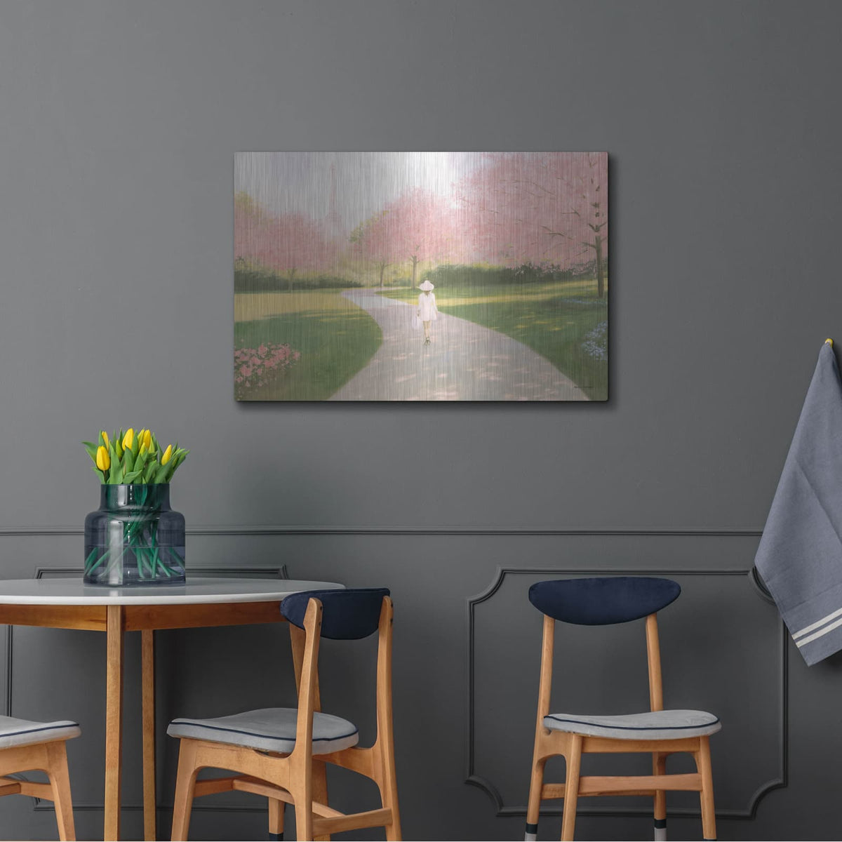 'Printemps A Paris 2' by Marco Fabiano – Metal Wall Art, 36x24 room view