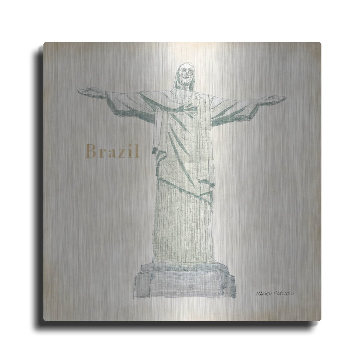 'World Trekker 6' by Marco Fabiano – Metal Wall Art