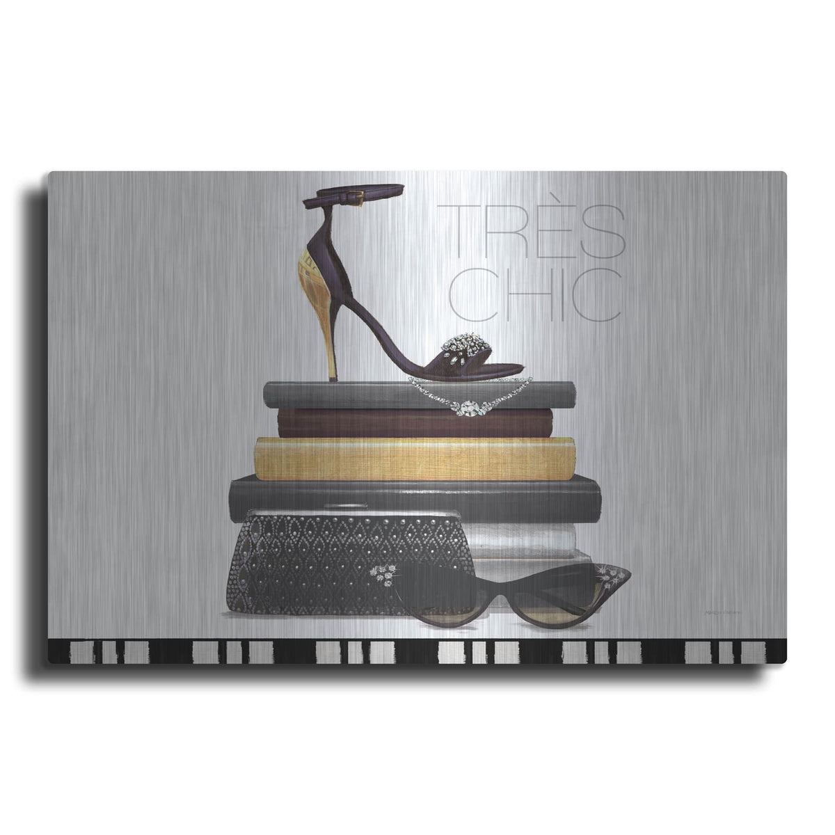 'Paris Style 3 White' by Marco Fabiano – Metal Wall Art