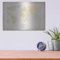 'World Trekker 1' by Marco Fabiano – Metal Wall Art, 16x12 room view