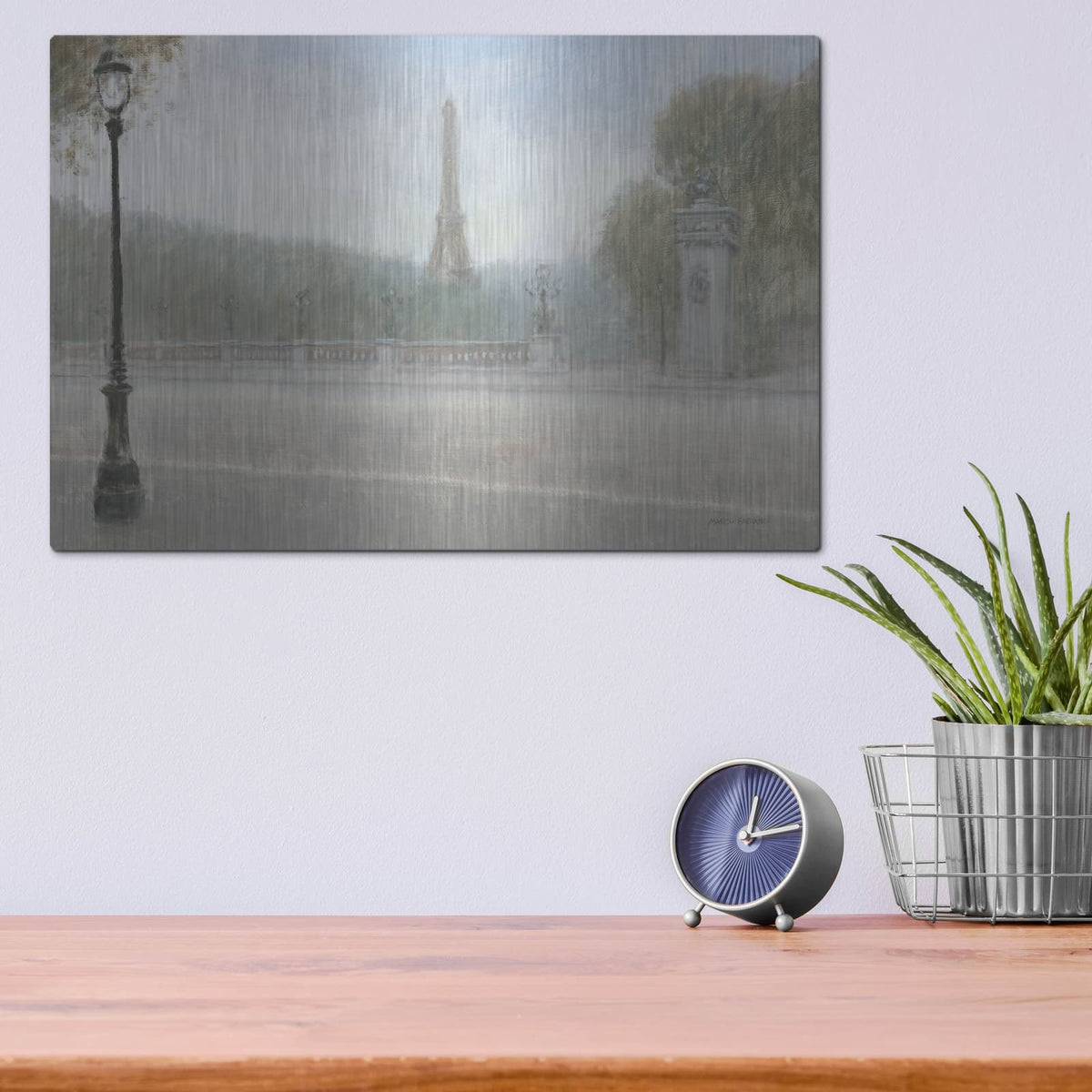 'Ride In Paris 4' by Marco Fabiano – Metal Wall Art, 16x12 room view