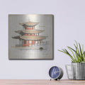 'World Trekker V3' by Marco Fabiano – Metal Wall Art, 12x12 room view