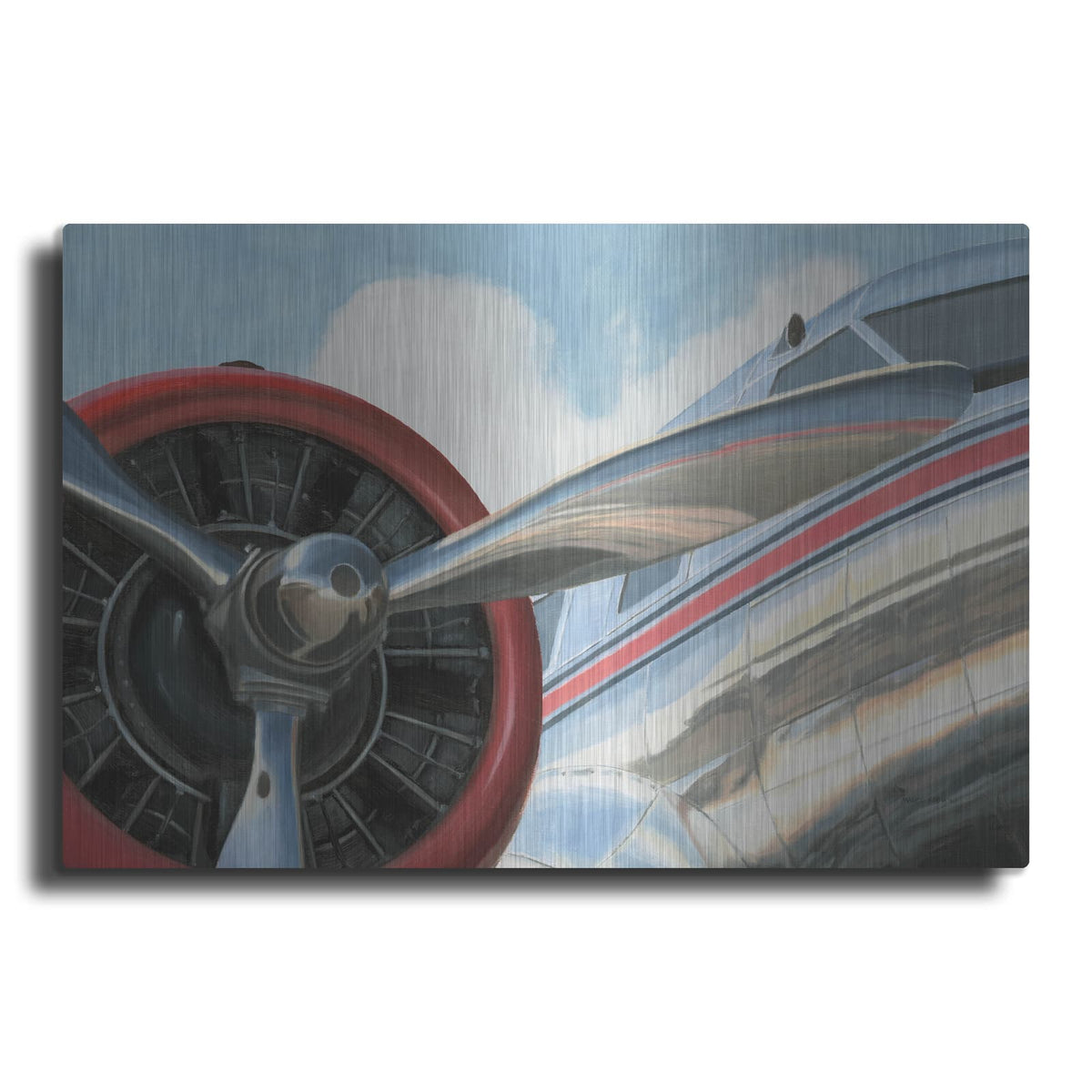 'Travel by Air 1 V2 No Words' by Marco Fabiano – Metal Wall Art
