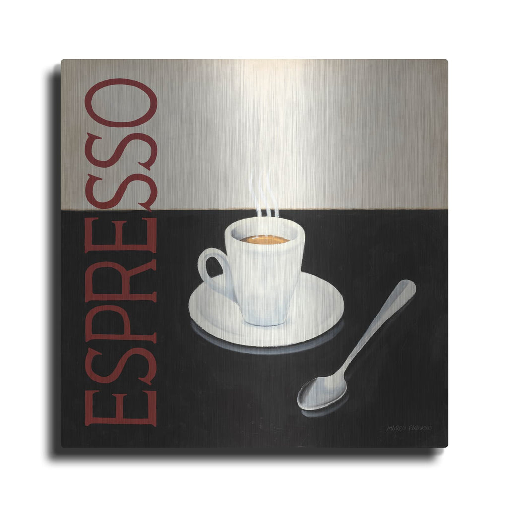 'Cafe Moderne 4' by Marco Fabiano – Metal Wall Art