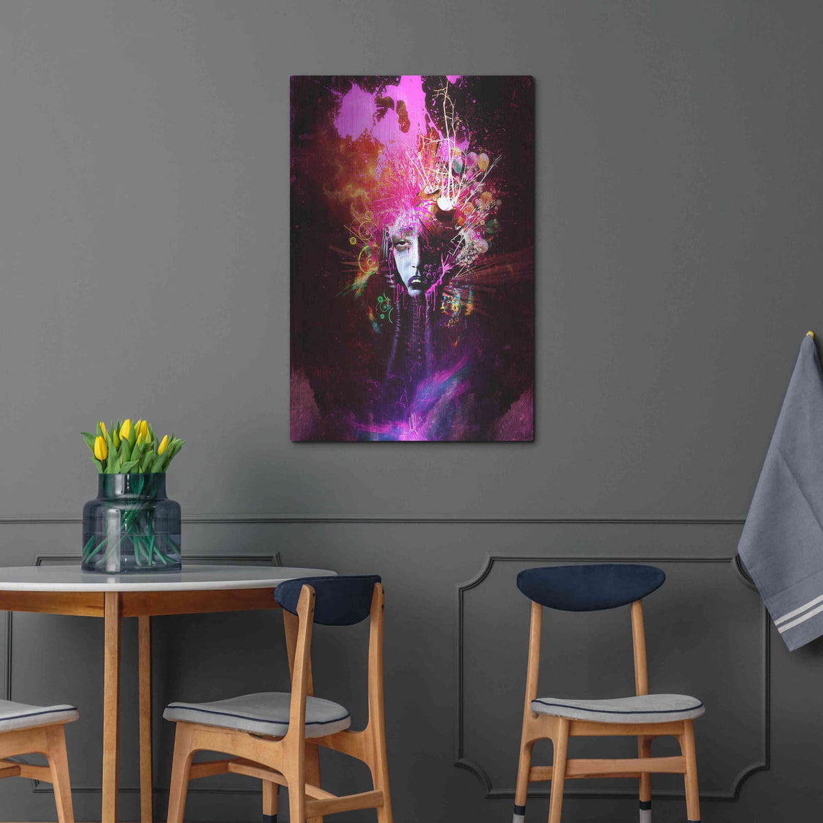 'Overdose' by Mario Sanchez Nevado – Metal Wall Art, 24x36 room view