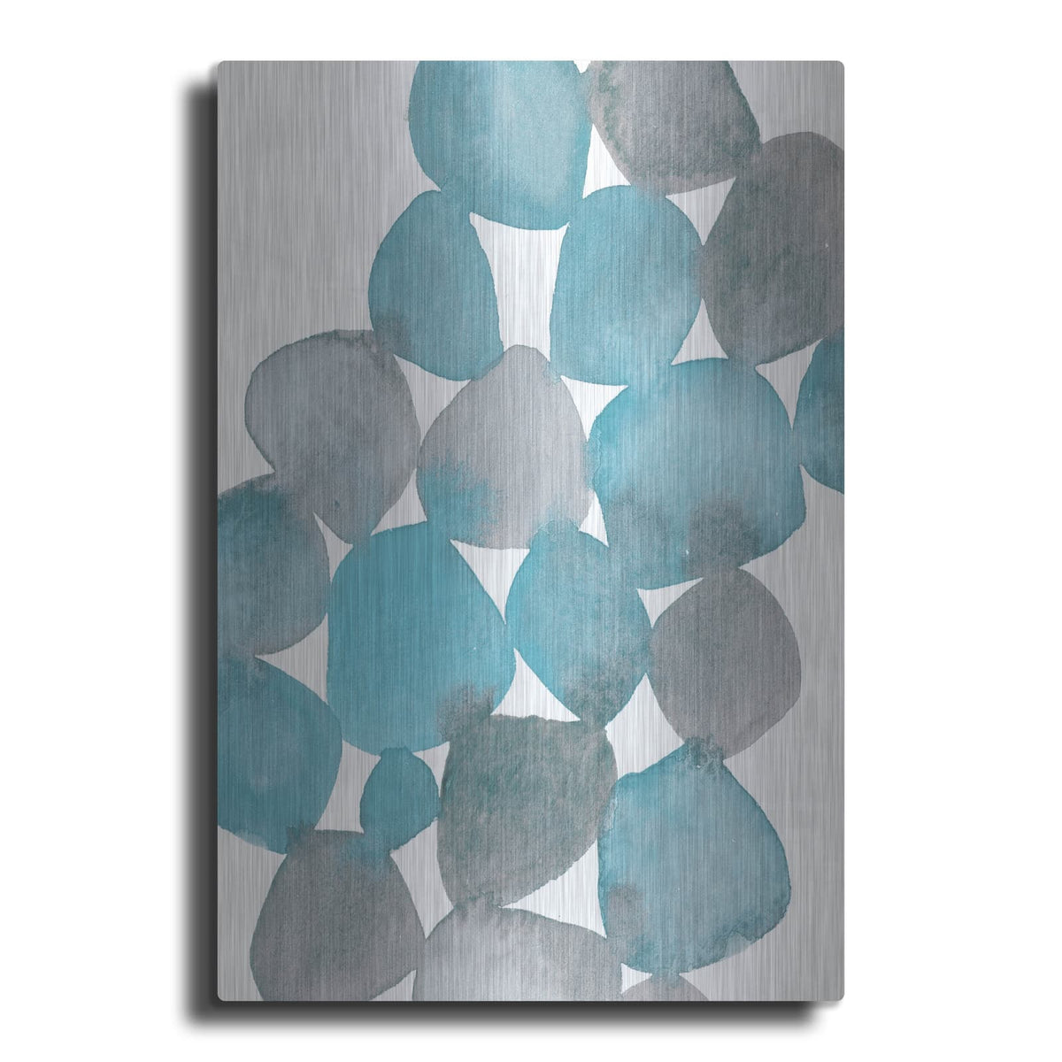 'Boho Beautiful 1 Blue' by Moira Hershey – Metal Wall Art