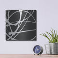 'Tumbling Down 3' by Moira Hershey – Metal Wall Art, 12x12 room view