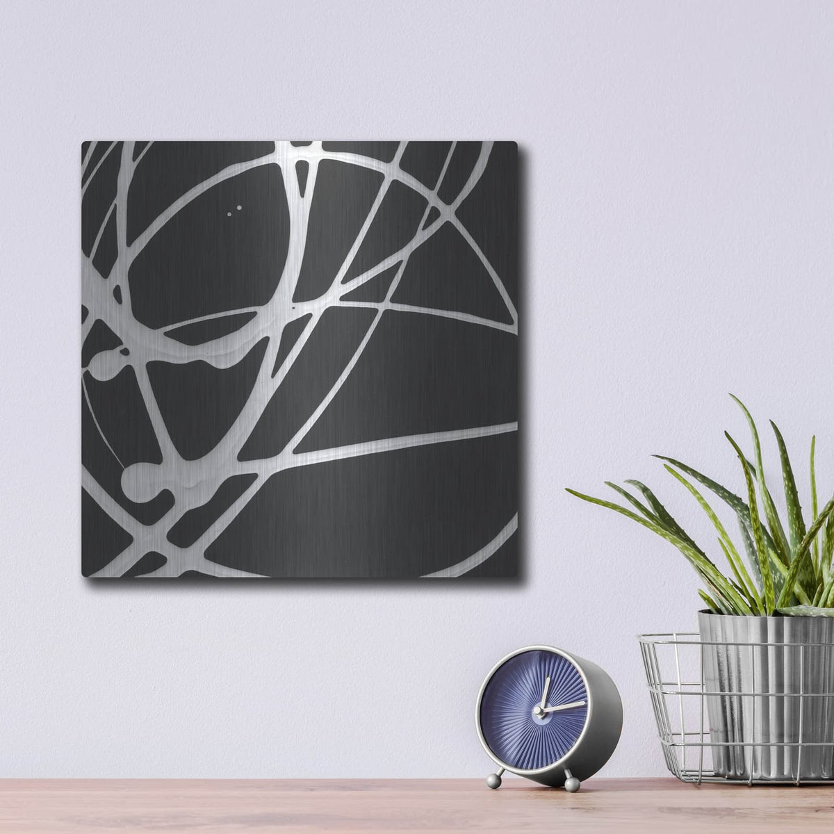 'Tumbling Down 3' by Moira Hershey – Metal Wall Art, 12x12 room view