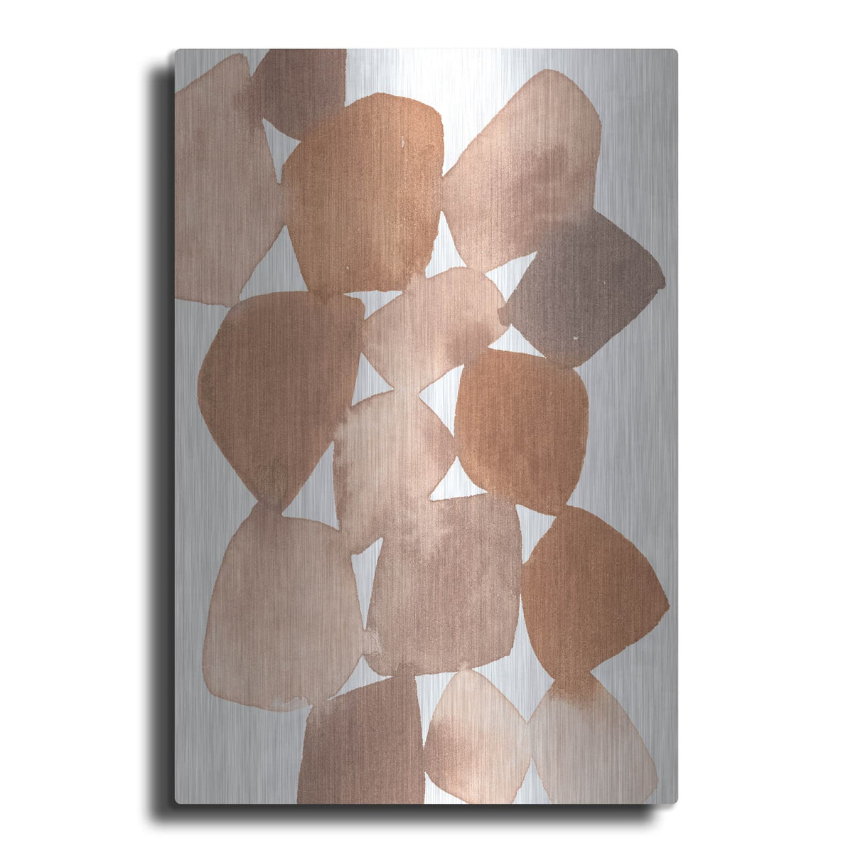 'Boho Beautiful 2 Brown' by Moira Hershey – Metal Wall Art