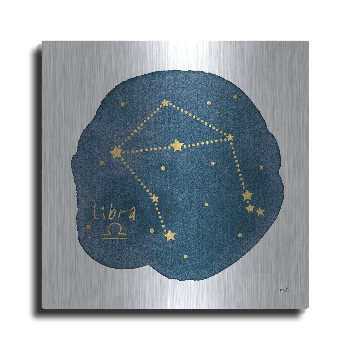 'Horoscope Libra' by Moira Hershey – Metal Wall Art