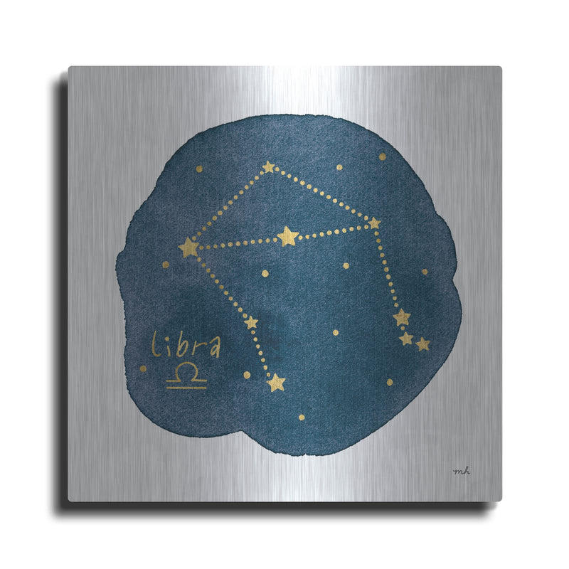 'Horoscope Libra' by Moira Hershey – Metal Wall Art