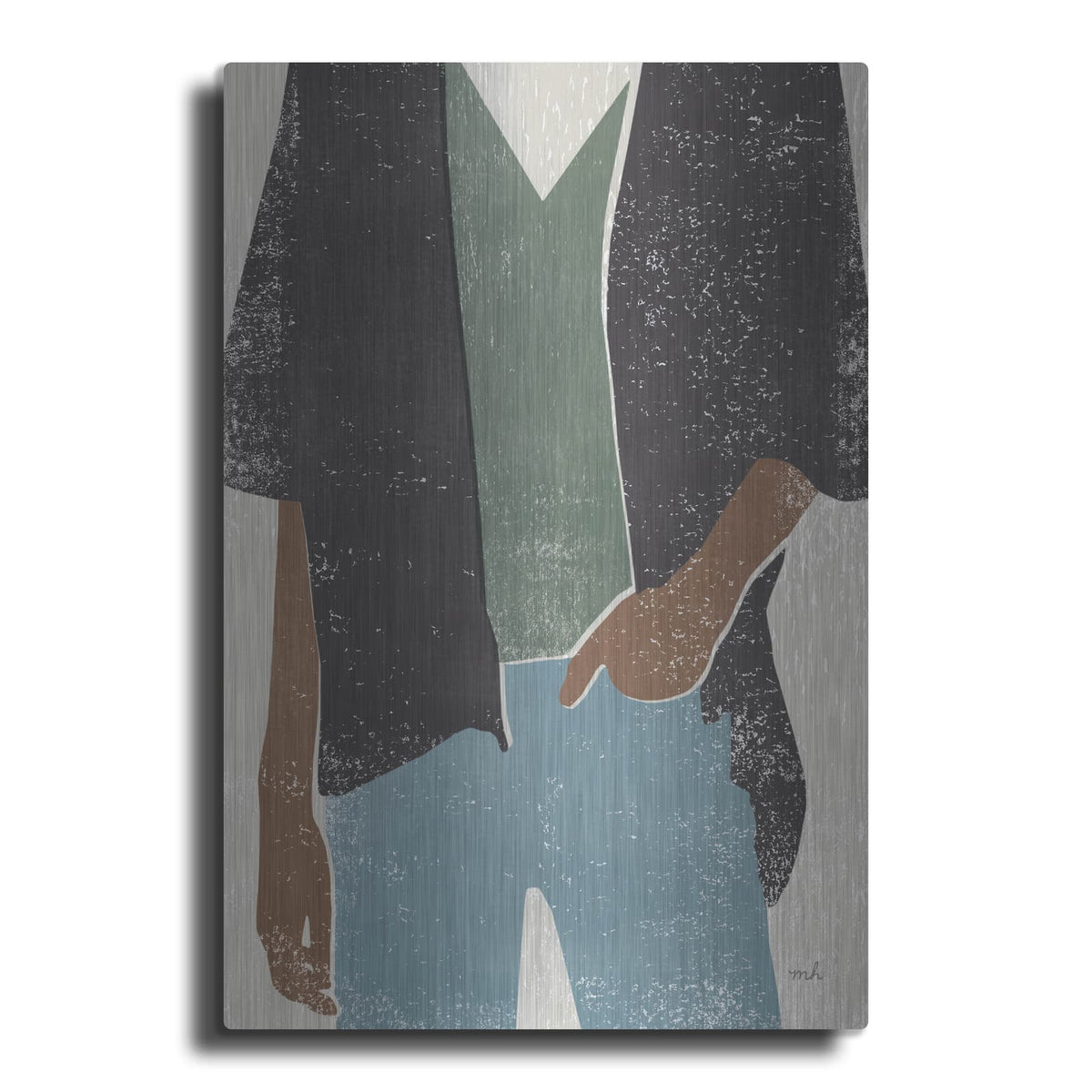 'Casual 1' by Moira Hershey – Metal Wall Art