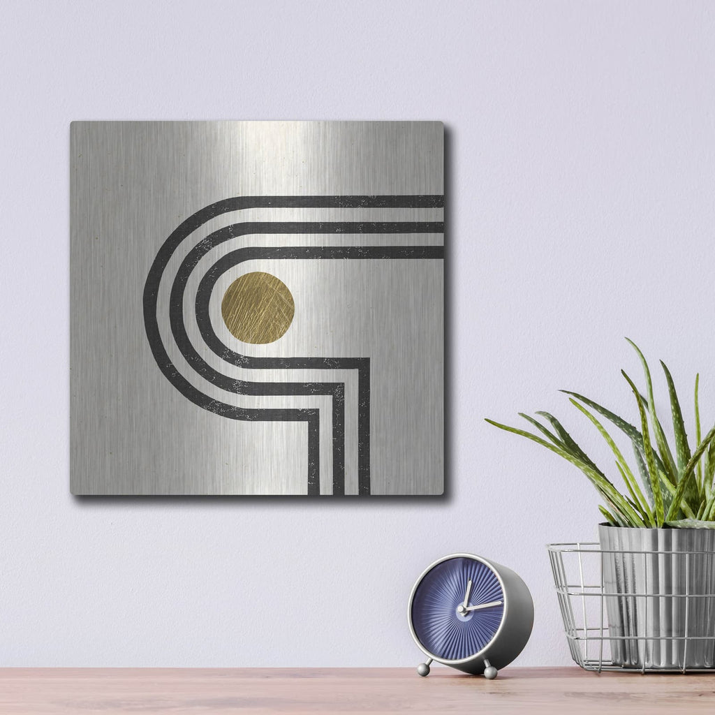 'Path 6' by Moira Hershey – Metal Wall Art, 12x12 room view