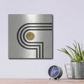 'Path 6' by Moira Hershey – Metal Wall Art, 12x12 room view