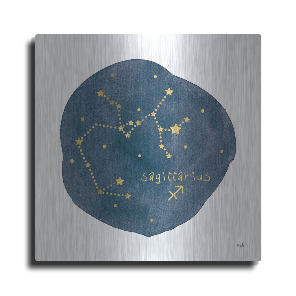 'Horoscope Sagittarius' by Moira Hershey – Metal Wall Art