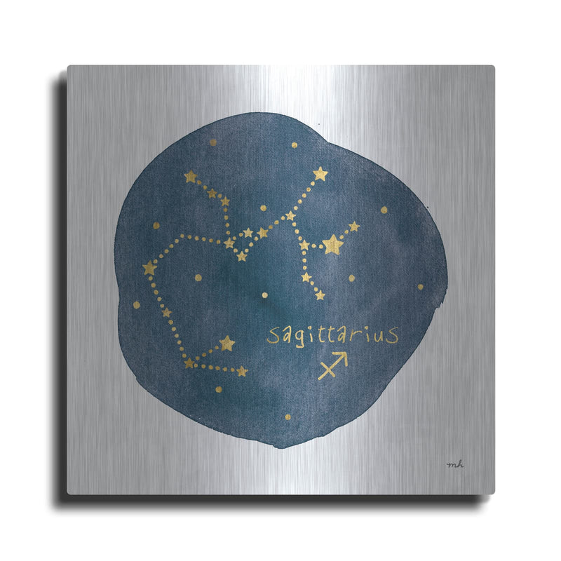 'Horoscope Sagittarius' by Moira Hershey – Metal Wall Art
