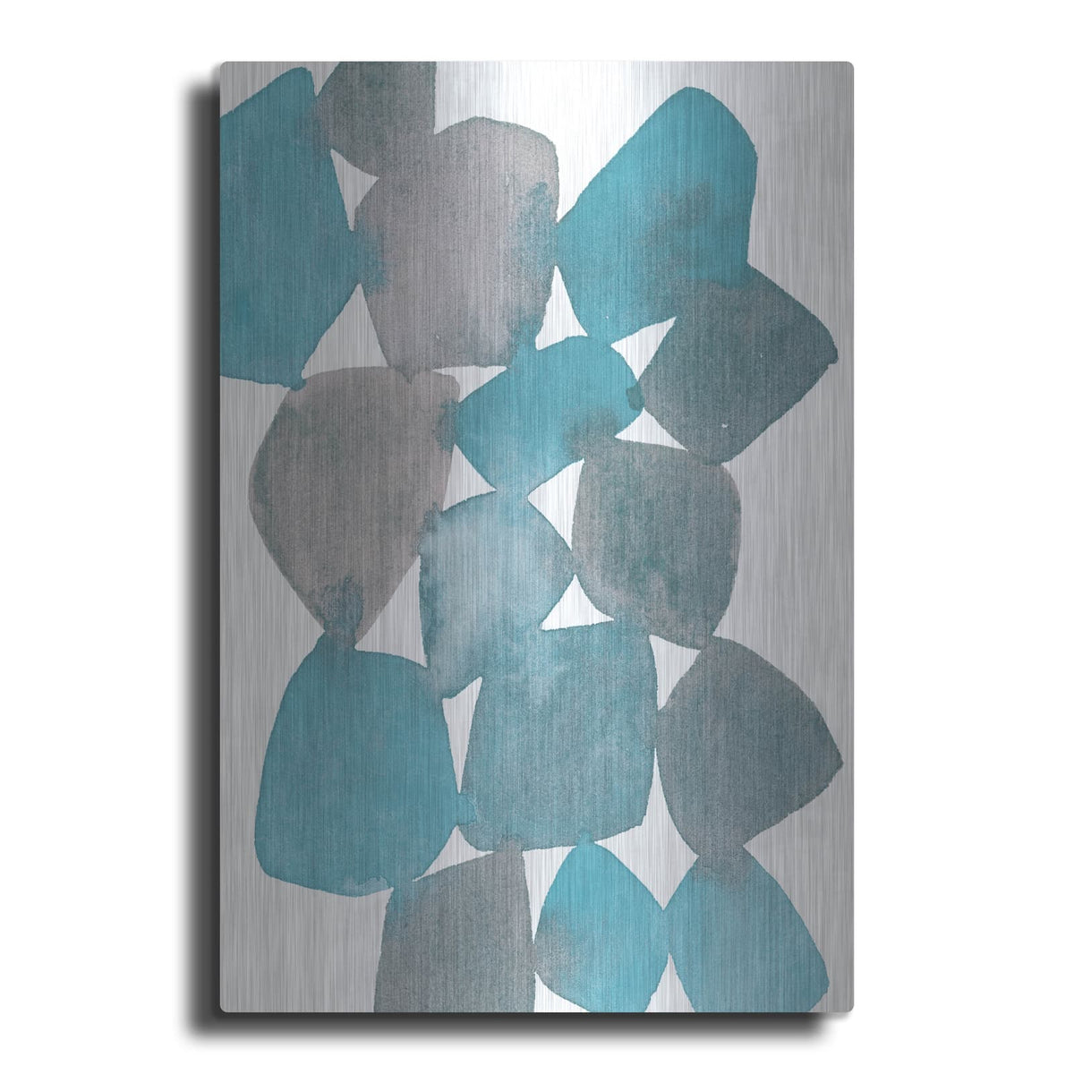 'Boho Beautiful 2 Blue' by Moira Hershey – Metal Wall Art