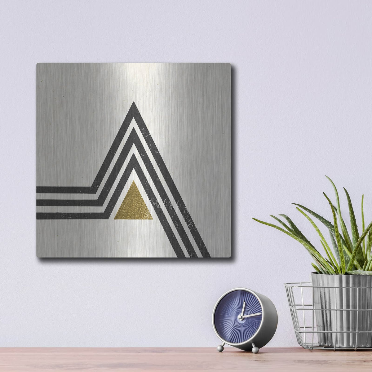 'Path 4' by Moira Hershey – Metal Wall Art, 12x12 room view