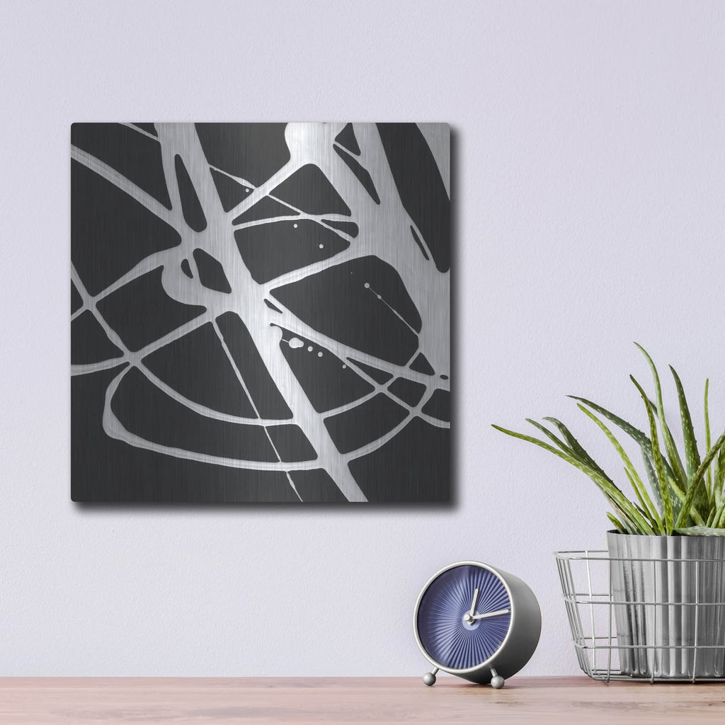 'Tumbling Down 1' by Moira Hershey – Metal Wall Art, 12x12 room view
