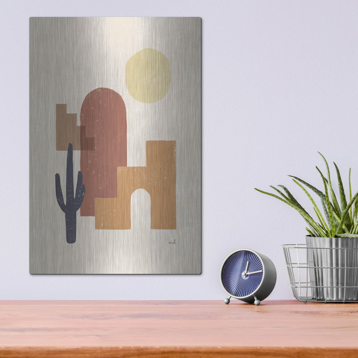 'Desert Arches 2' by Moira Hershey – Metal Wall Art, 12x16 room view