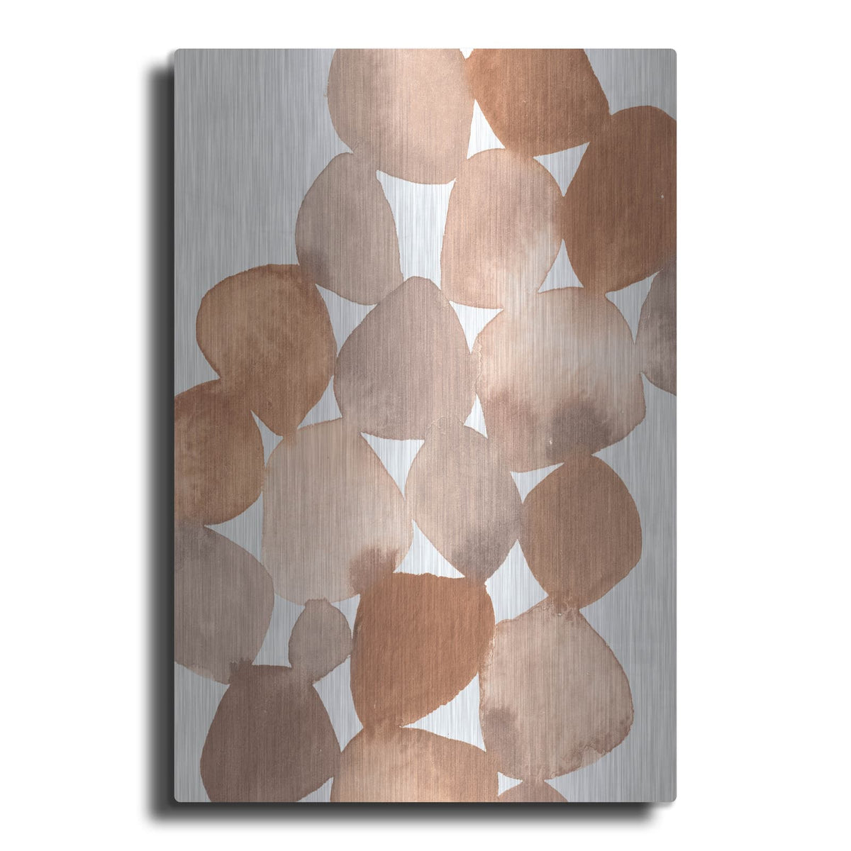 'Boho Beautiful 1 Brown' by Moira Hershey – Metal Wall Art