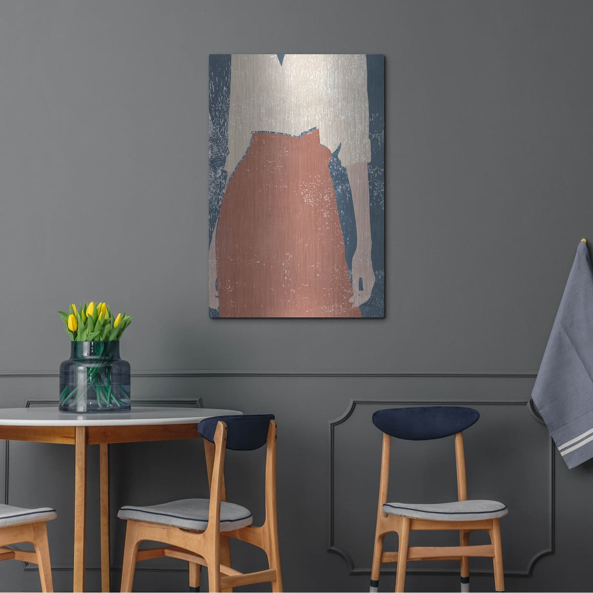 'Casual 4' by Moira Hershey – Metal Wall Art, 24x36 room view