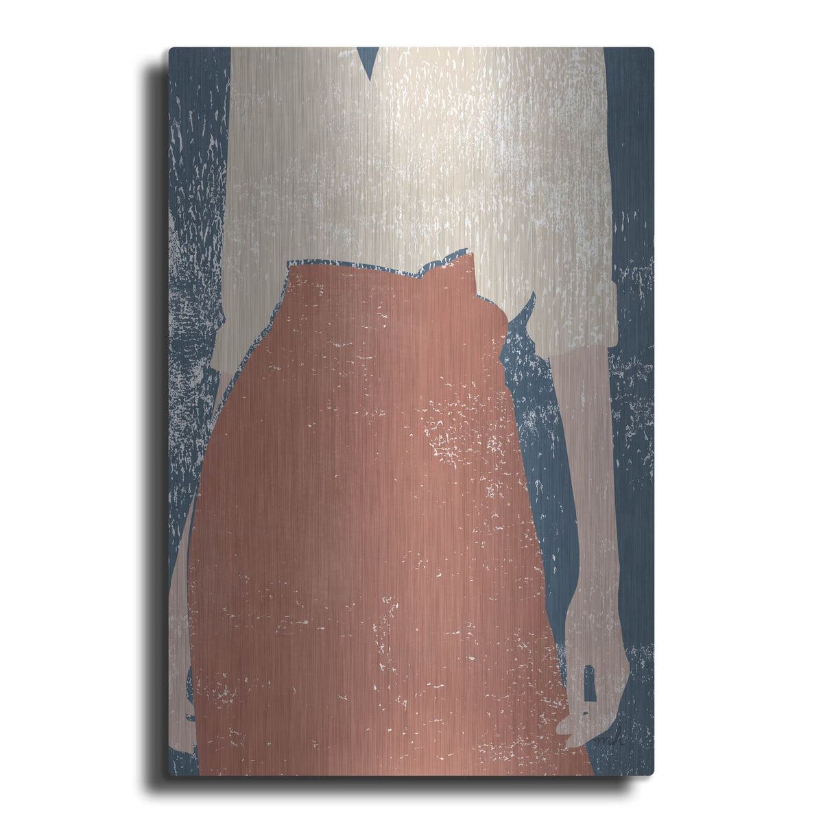 'Casual 4' by Moira Hershey – Metal Wall Art