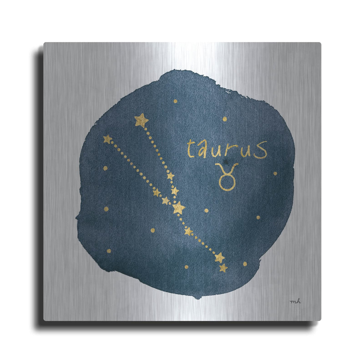 'Horoscope Taurus' by Moira Hershey – Metal Wall Art