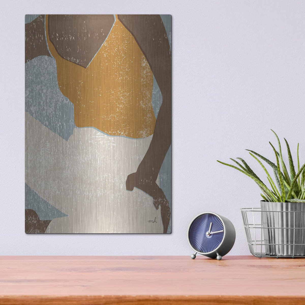 'Casual 3' by Moira Hershey – Metal Wall Art, 12x16 room view