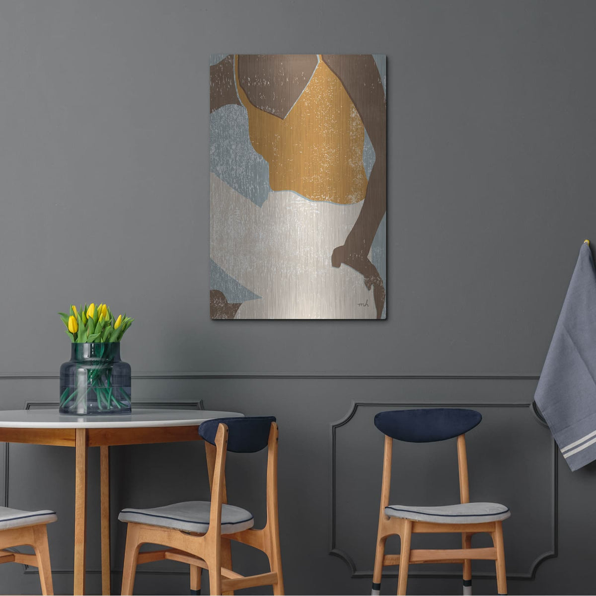 'Casual 3' by Moira Hershey – Metal Wall Art, 24x36 room view