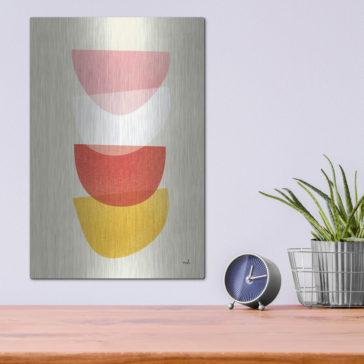 'Balance 2 Oasis' by Moira Hershey – Metal Wall Art, 12x16 room view
