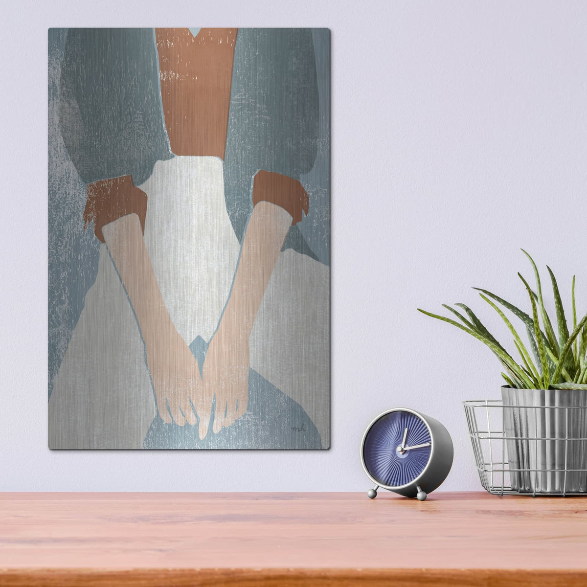 'Casual 2' by Moira Hershey – Metal Wall Art, 12x16 room view