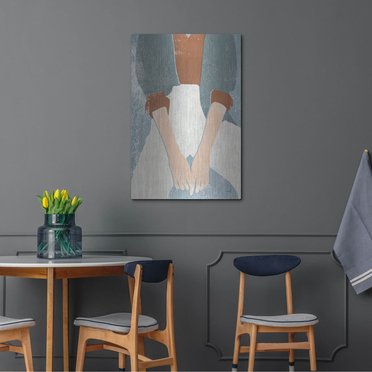 'Casual 2' by Moira Hershey – Metal Wall Art, 24x36 room view