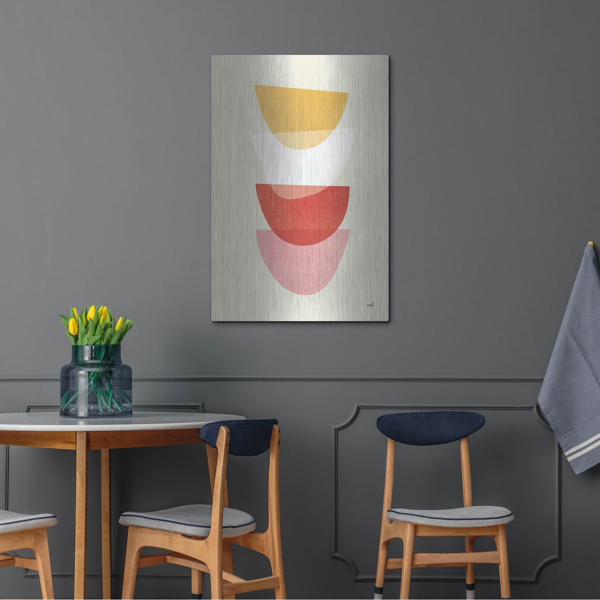 'Balance 3 Oasis' by Moira Hershey – Metal Wall Art, 24x36 room view