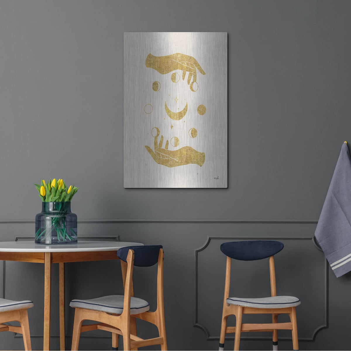 'Celestial' by Moira Hershey – Metal Wall Art, 24x36 room view
