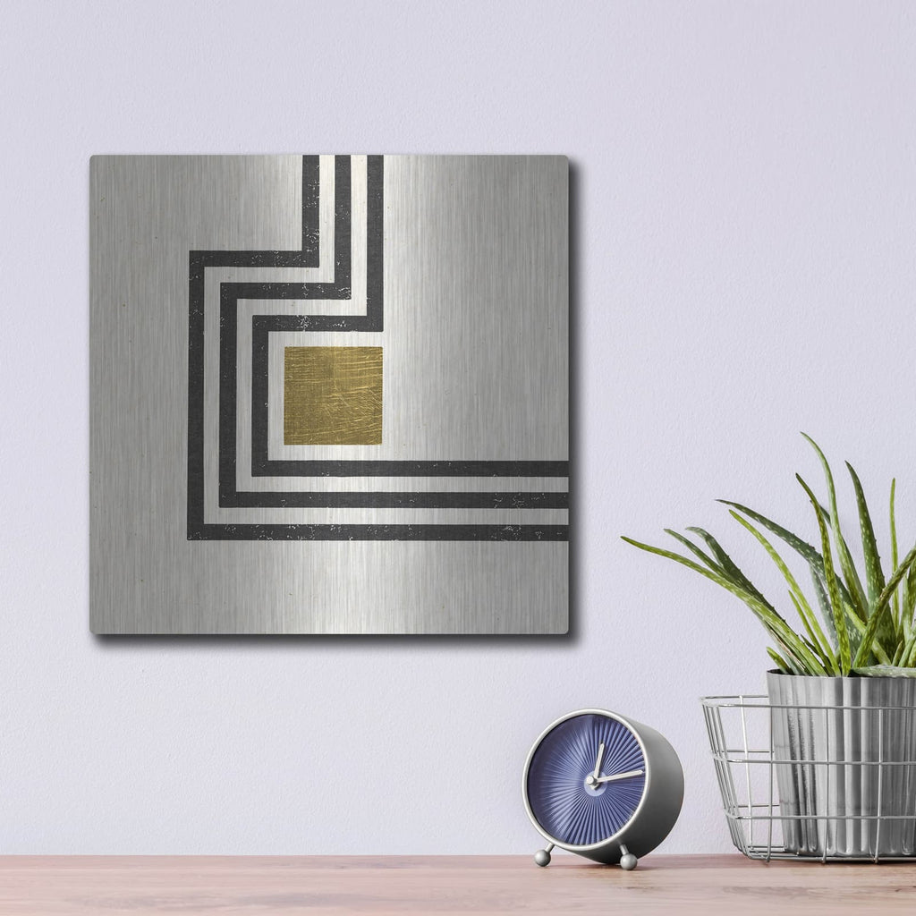 'Path 5' by Moira Hershey – Metal Wall Art, 12x12 room view