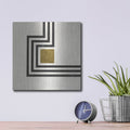 'Path 5' by Moira Hershey – Metal Wall Art, 12x12 room view