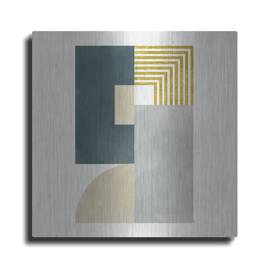 'Deco Glam 2 Sq' by Moira Hershey – Metal Wall Art