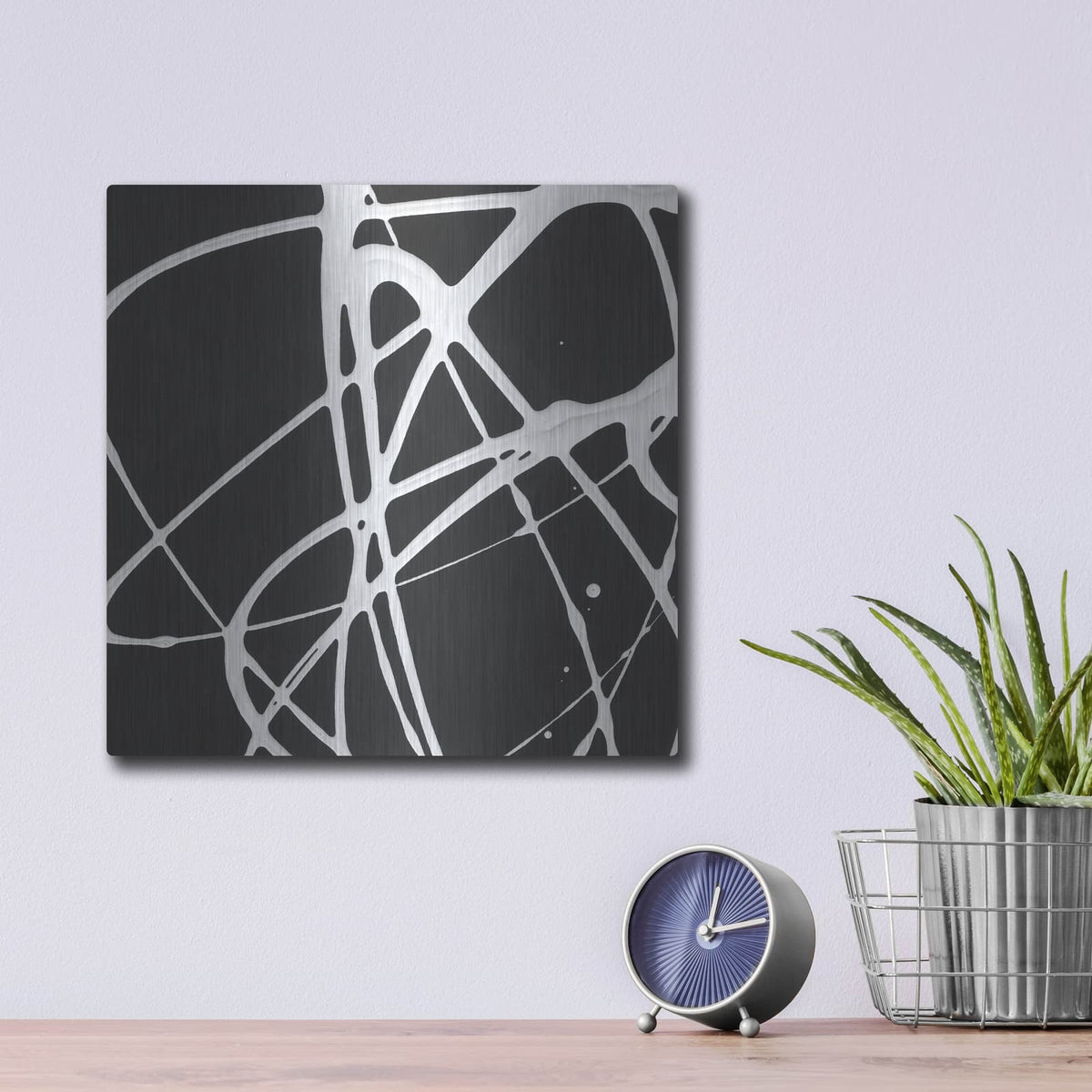 'Tumbling Down 2' by Moira Hershey – Metal Wall Art, 12x12 room view