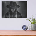 'Home On The Range Cowgirl 2' by Nathan Larson – Metal Wall Art, 16x12 room view