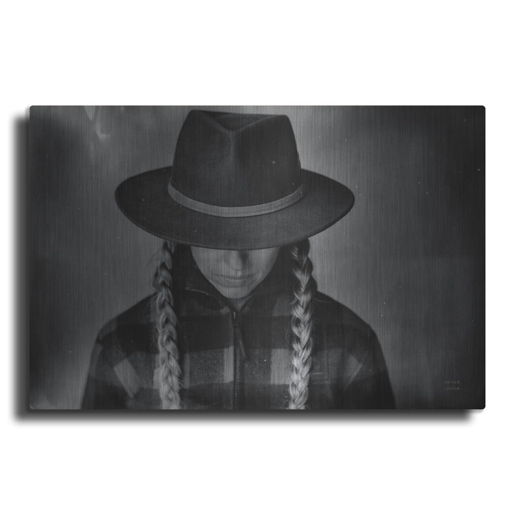 'Home On The Range Cowgirl 2' by Nathan Larson – Metal Wall Art