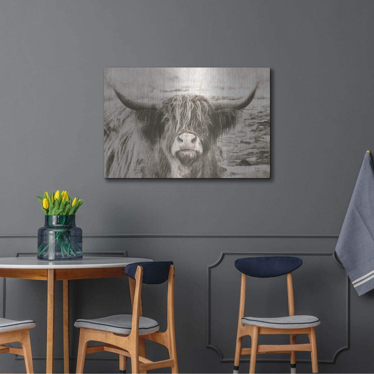 'You Have My Attention' by Nathan Larson – Metal Wall Art, 36x24 room view