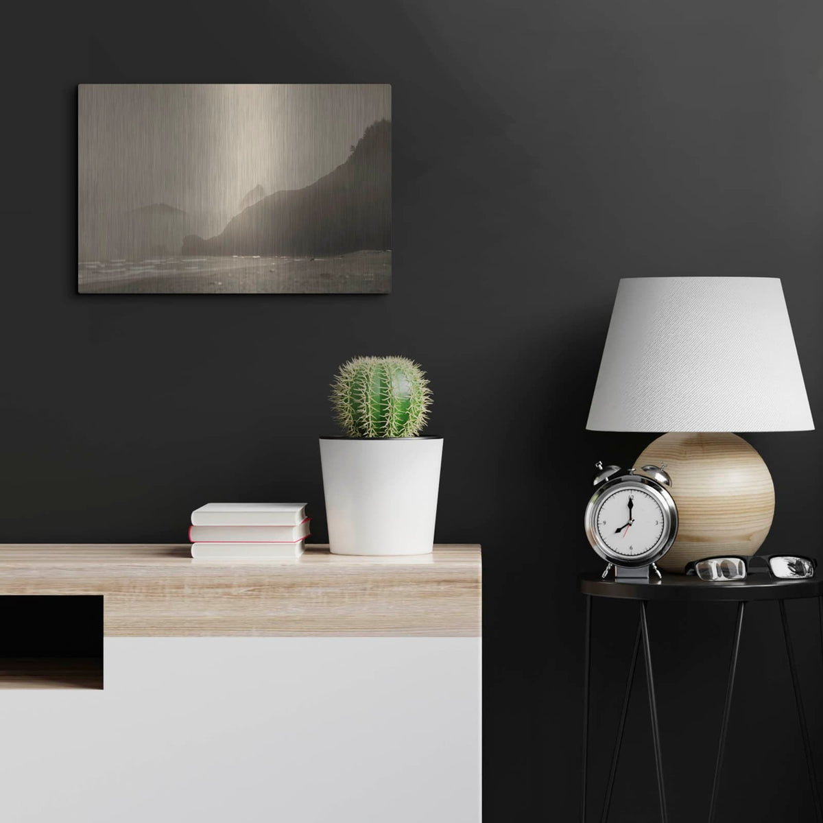 'Pacific Ocean Lost' by Nathan Larson – Metal Wall Art, 24x16 room view