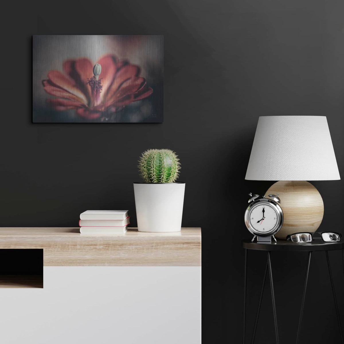 'Elevation Bloom' by Nathan Larson – Metal Wall Art, 24x16 room view