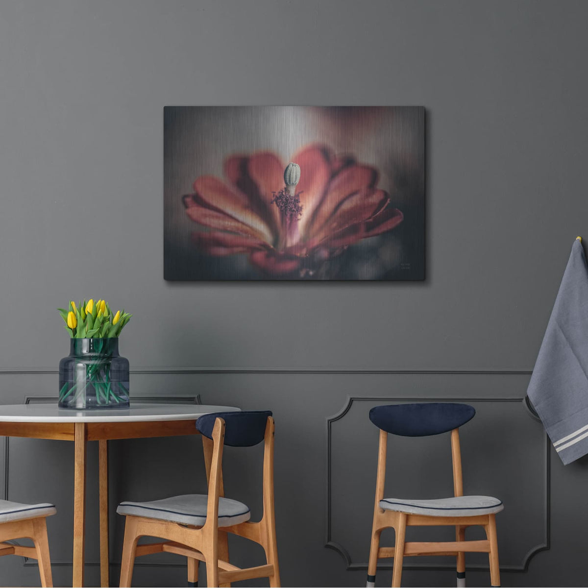 'Elevation Bloom' by Nathan Larson – Metal Wall Art, 36x24 room view